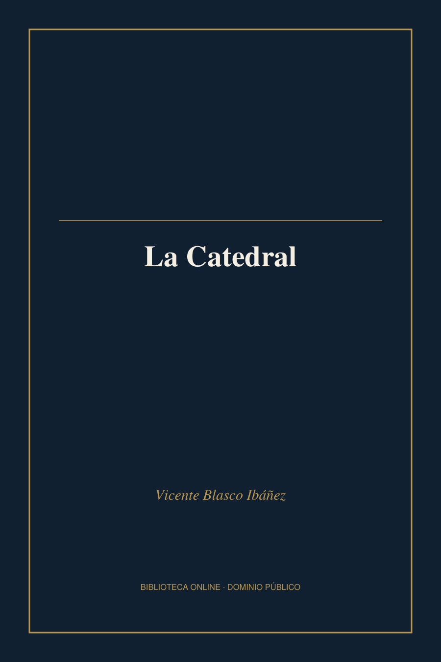 Tapa de «La Catedral»