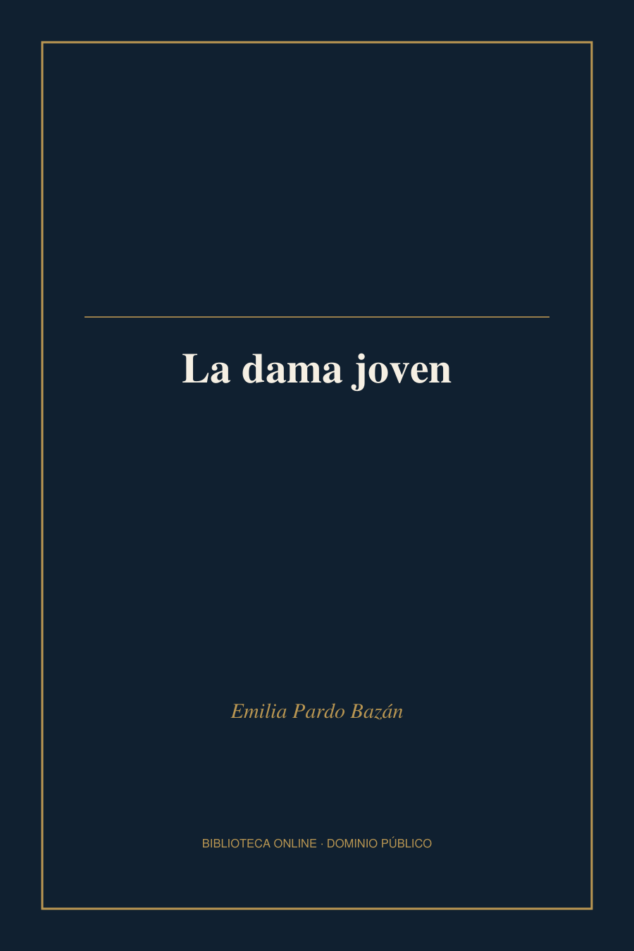 Tapa de «La dama joven»