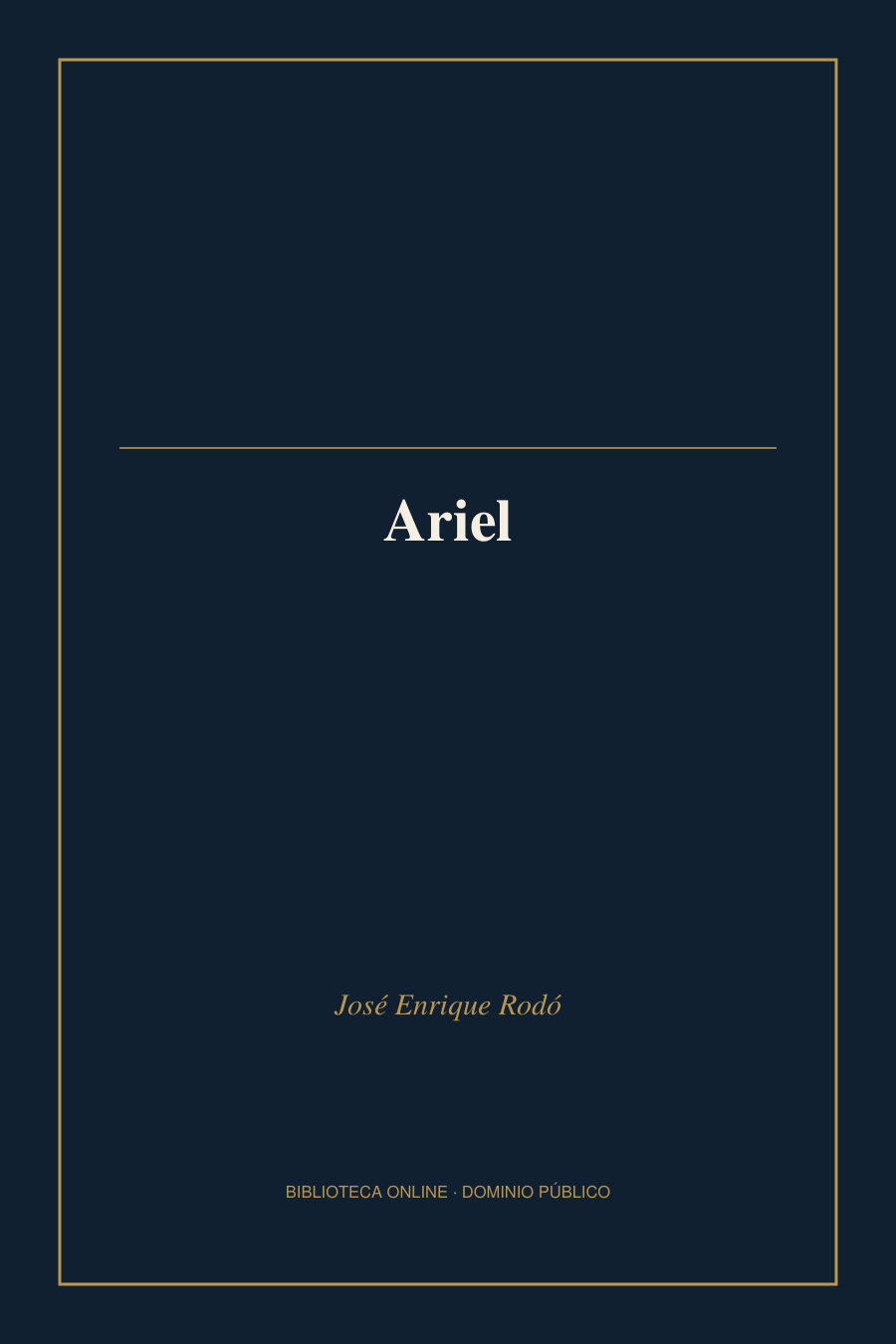 Tapa de «Ariel»