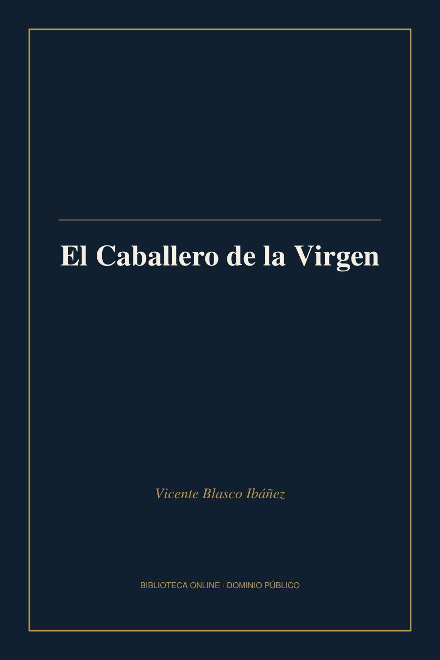 Tapa de El Caballero de la Virgen
