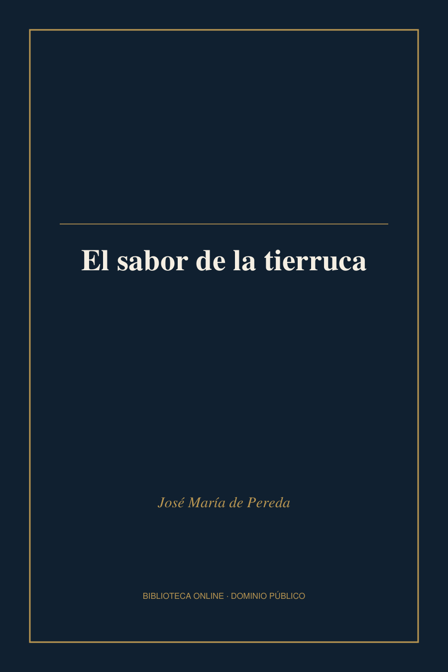 Tapa de «El sabor de la tierruca»