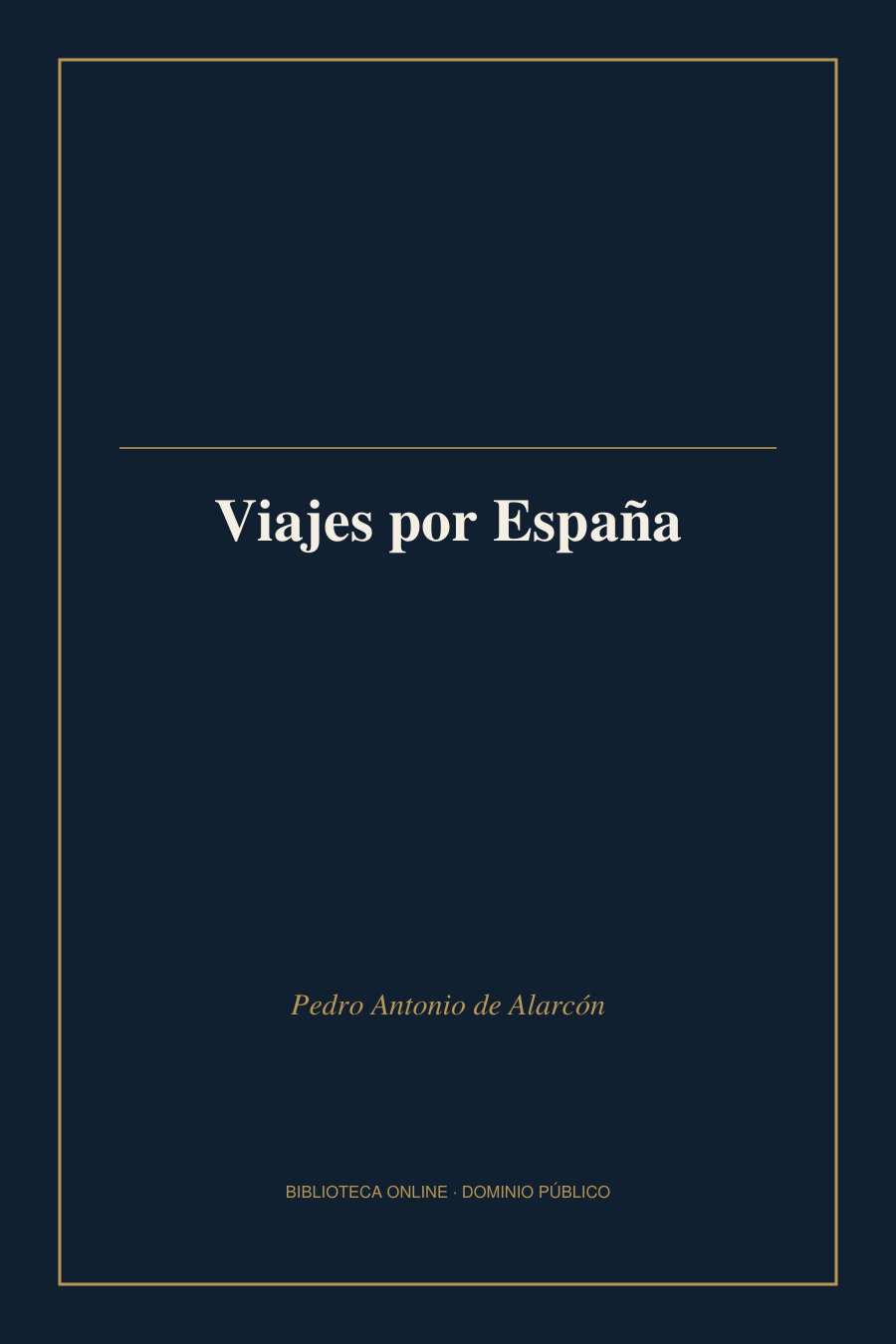 Tapa de «Viajes por España»