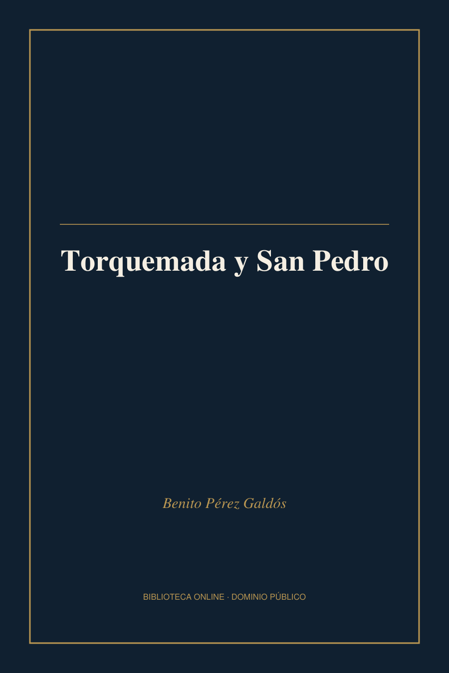 Tapa de «Torquemada y San Pedro»
