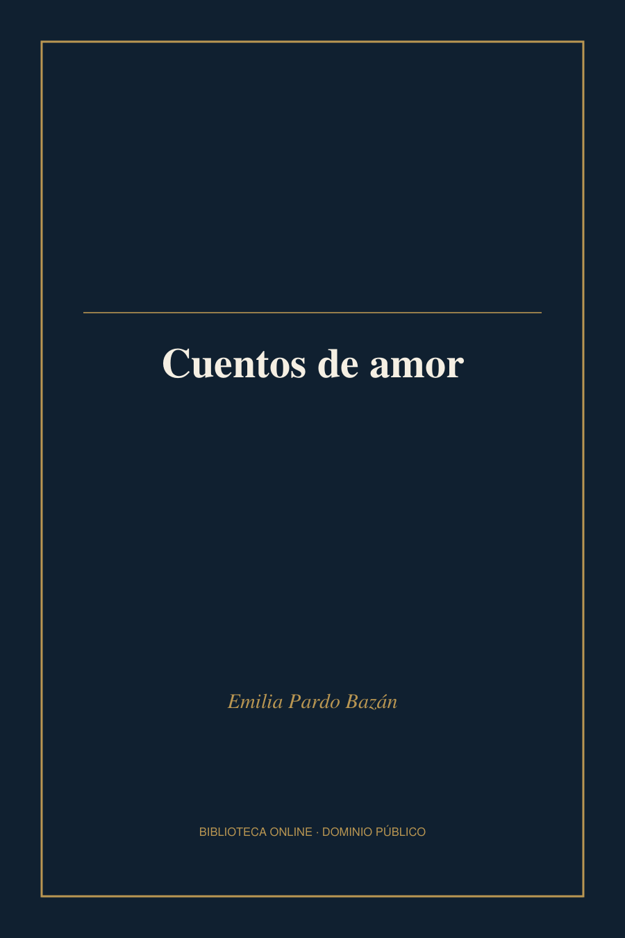 Tapa de «Cuentos de amor»