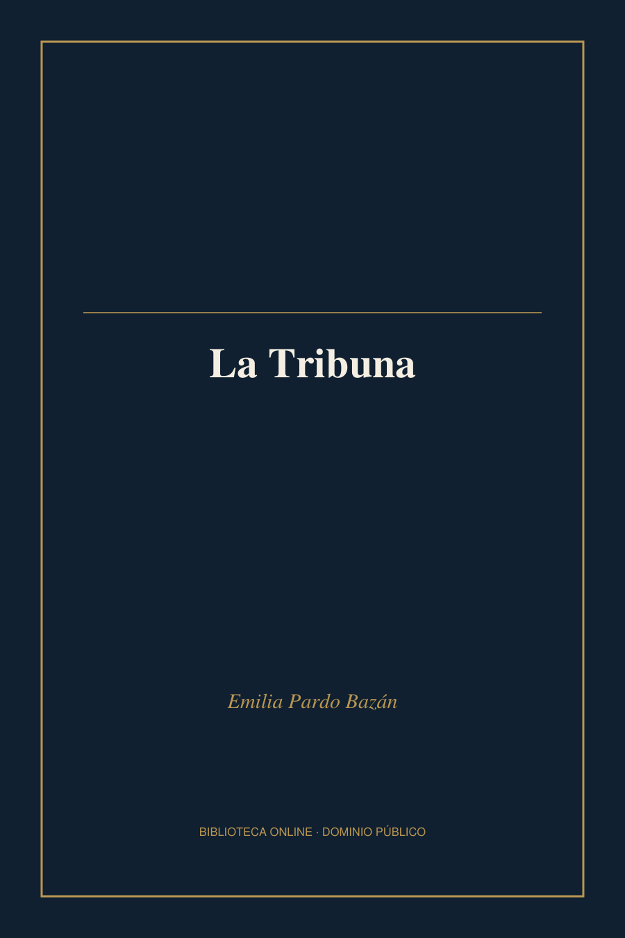 Tapa de «La Tribuna»