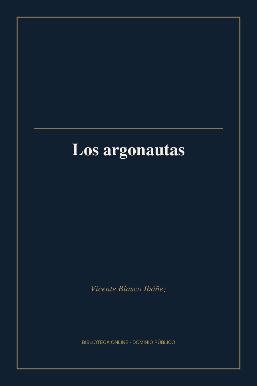 Tapa de «Los argonautas»