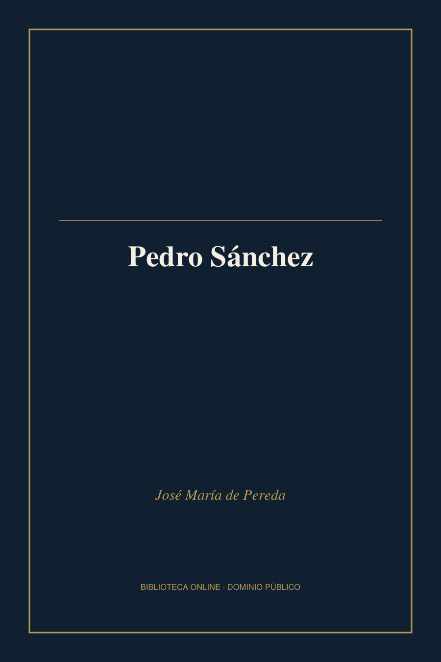 Tapa de «Pedro Sánchez»