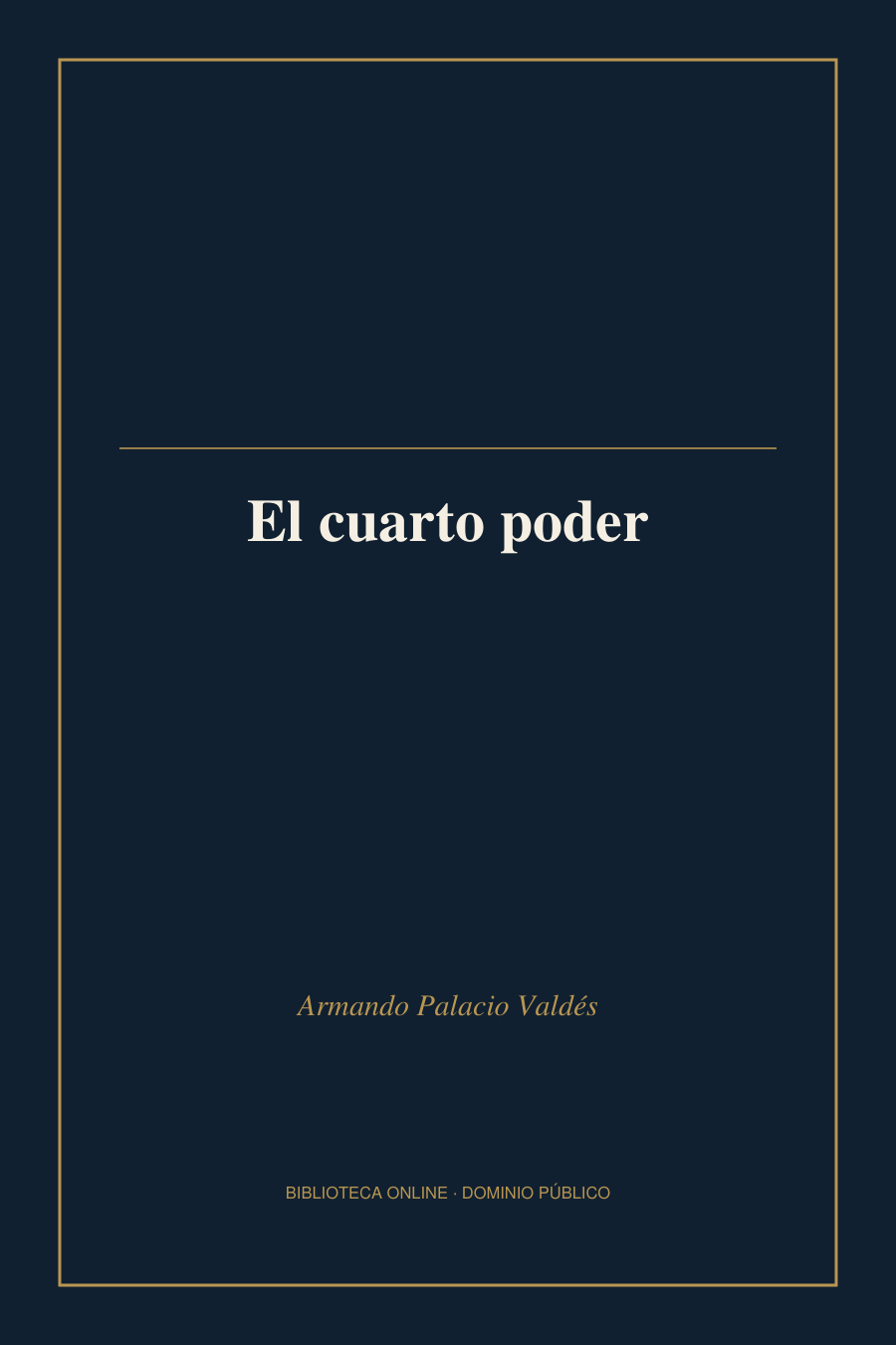 Tapa de «El cuarto poder»
