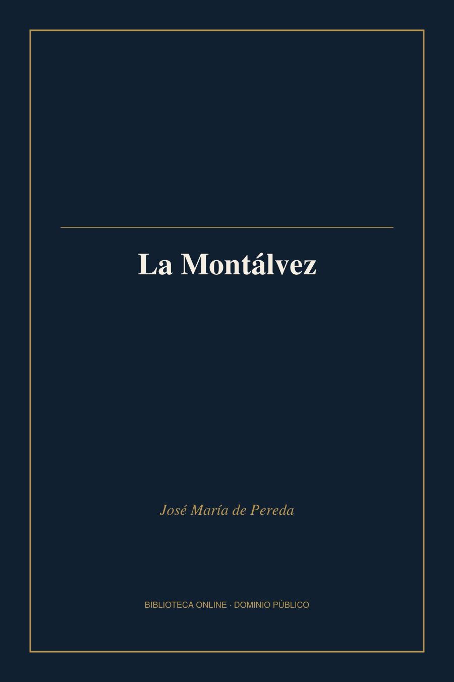 Tapa de «La Montálvez»
